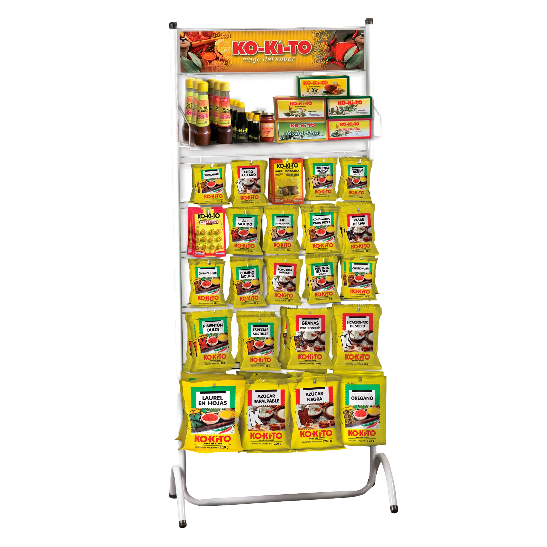 exhibidor alambre kokito 32 ganchos